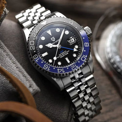 Reloj Automático PAGANI DESIGN GMT MASTER Jubilee, PD-1662 - Batgirl