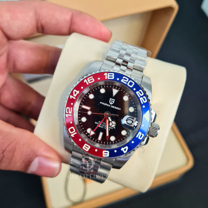 Reloj Automático PAGANI DESIGN GMT MASTER Jubilee, PD-1662 - Pepsi