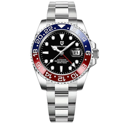Reloj Automático PAGANI DESIGN GMT MASTER, PD-1662 - Pepsi