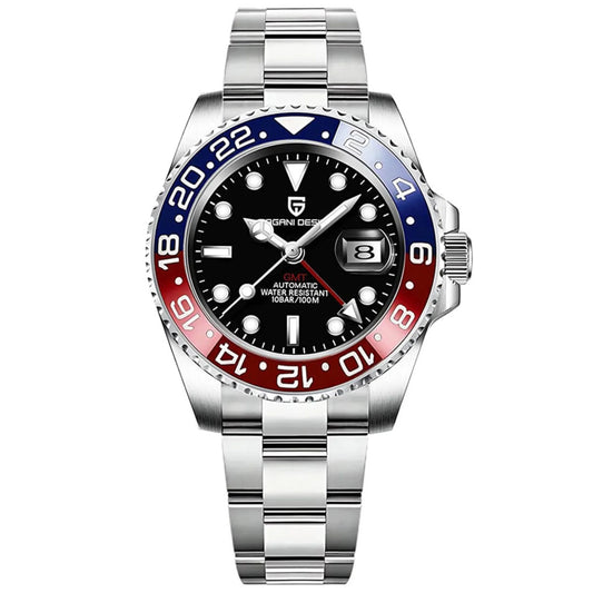 Reloj Automático PAGANI DESIGN GMT MASTER, PD-1662 - Pepsi