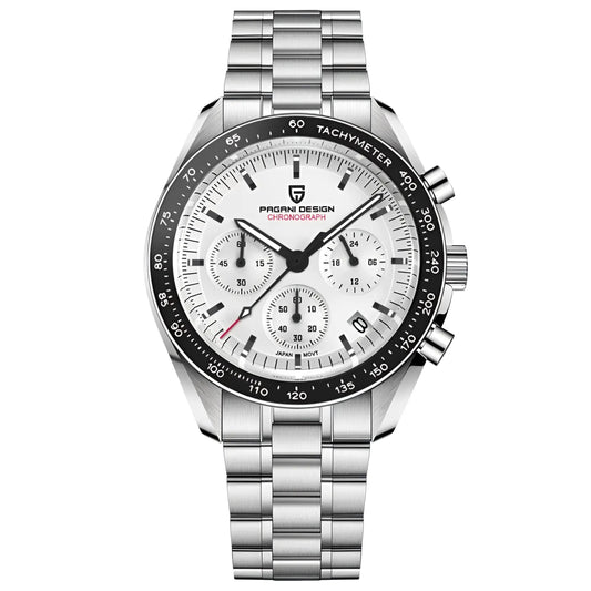 Reloj Cuarzo PAGANI DESIGN Moonswatch V3, PD-1701 - Blanco