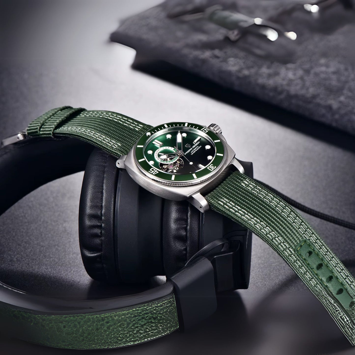 Reloj Automático PAGANI DESIGN PD-1736 - Verde