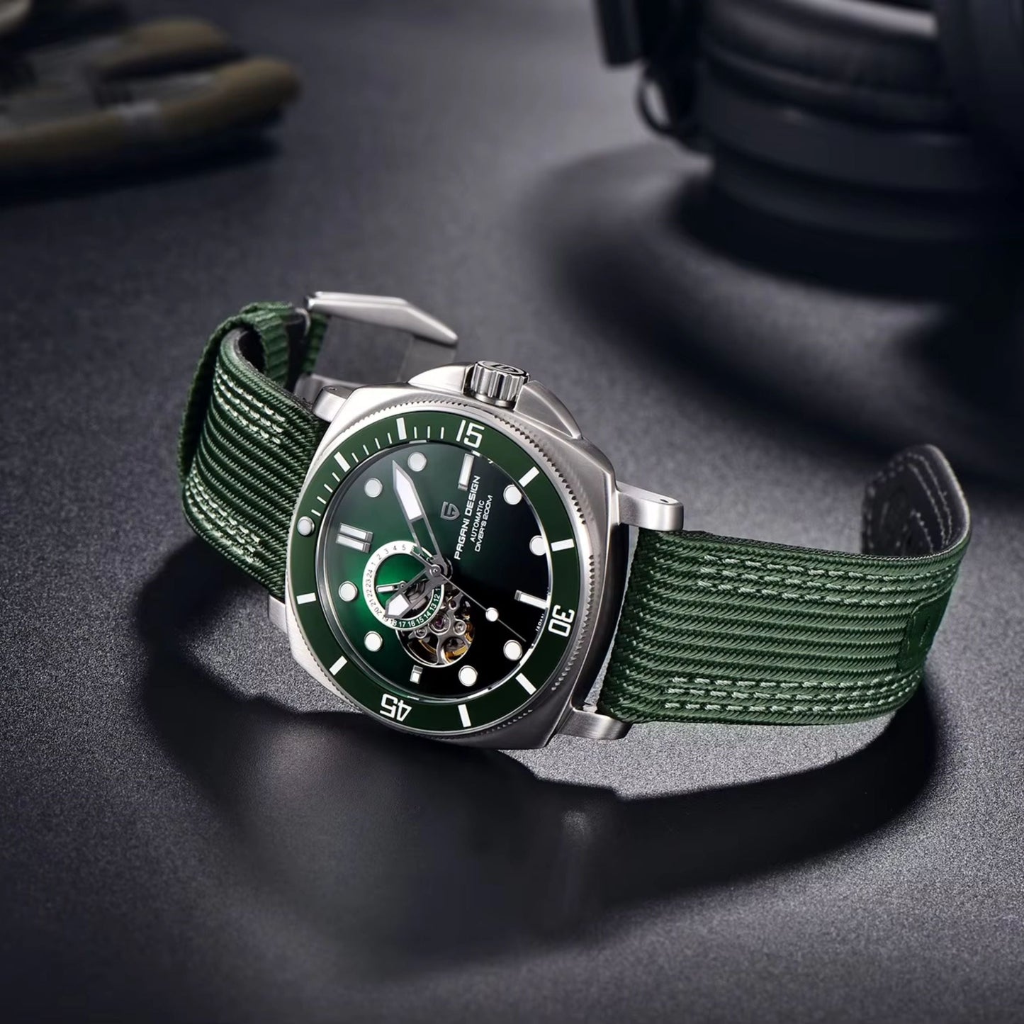 Reloj Automático PAGANI DESIGN PD-1736 - Verde