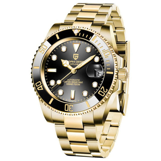 Reloj Automático PAGANI DESIGN SUBMARINER, PD-1661 - Oro Negro