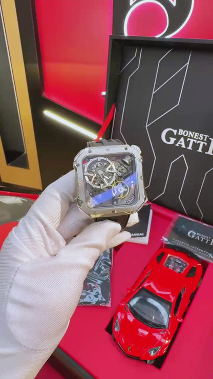 Reloj Automático BONEST GATTI  BG4001 - Negro Plata