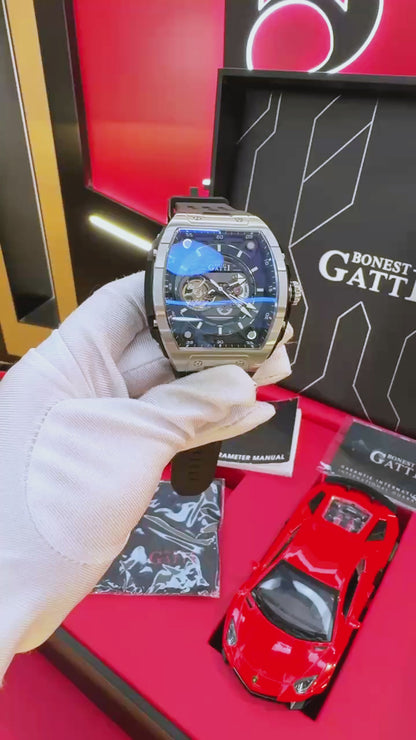 Reloj Automático BONEST GATTI  BG5602 - Negro Plata