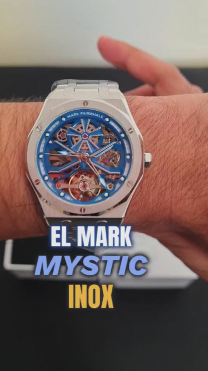 Reloj Automático MARK FAIRWHALE MYSTIC INOX- Blanco Plata
