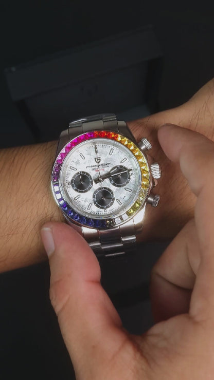 PAGANI DESIGN Daytona Rainbow Cronógrafo de Cuarzo | PD-1644