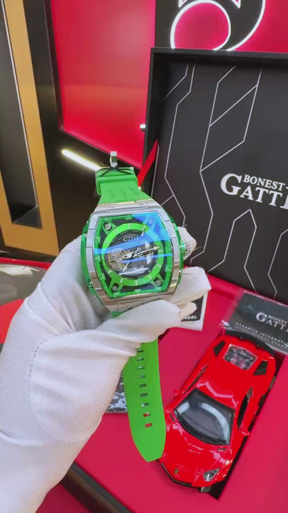 Reloj Automático BONEST GATTI  BG5602 - Verde Plata