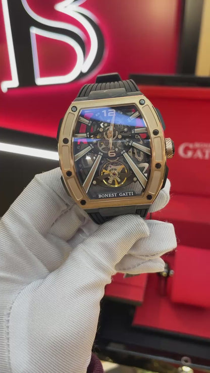 Reloj Automático BONEST GATTI  BG9950 - Negro Oro