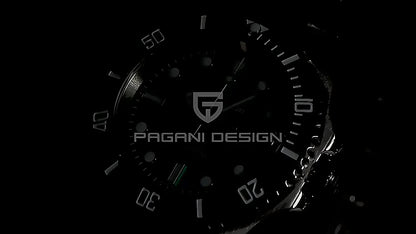 Reloj Automático PAGANI DESIGN SUBMARINER, PD-1661 - Plata Azul
